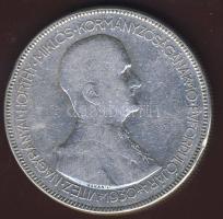 1930. 5P Ag "Horthy jobbra" T:3