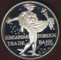 1990. "MKB" Ag emlékérem T:PP Díszdobozban!