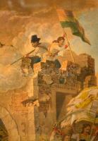cca 1835 Jan Osolsobie (?-?) - Eduard Gurk (1801-1841): Buda várának diadalmas ostrommal visszavétel...