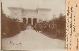 1903 Fiume, Rijeka; Villa. photo (EK)