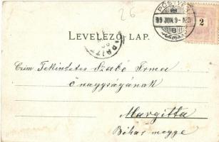 1899 Pöstyén, Pistyan, Piestany; Fürdők, Gyógyterem, belső, Szálloda, Színház, villa, infanterista /...