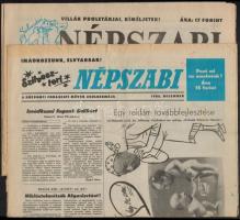 1986-1991. december 4 db szilveszteri különszám, Fanyar Hírlap, Népszabi, T-Boy