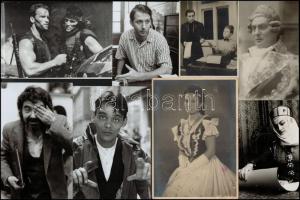 cca 1946-1980 Vegyes színész fotók: Karádi Katalin, Czímer József, Balikó Tamás, Regős János, Árkosi...