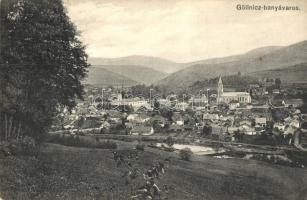 Gölnicbánya, Gelnica, Bergstadt Gölnitz; Látkép, kiadja Feitzinger Ede / general view (EK)