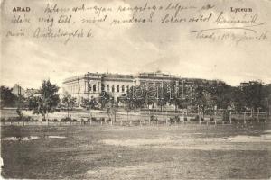 1909 Arad, Lyceum / school (EK)