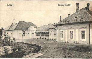 Benczúrfalva, Dolány (Szécsény); Benczúr kastély. Glattstein Adolf kiadása (EK)