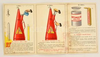 cca 1910-1940 Vegyes árjegyzék és prospektus tétel, 10 db: 

Optimus kézi tűzoltó készül. Magyar F...