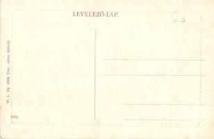 Rózsahegy, Ruzomberok; Vág folyó hídja, Hotel Tátra szálloda, étterem és kávéház. W. L. Bp. 2508. / ...