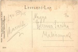 Anina, Stájerlakanina, Steierdorf; Piac tér szekeres árusokkal, háttérben gyár. Kaden József 9588. /...