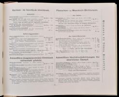 cca 1910 Wohanka és Társa általános árjegyzék. Bp., Károlyi Györy Kő- és Könyvnyomdája.  Magyar és n...