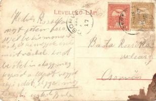 Orosháza, Terényi utca. W. L. 1510. (ázott sarok / wet corner)