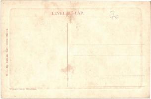 Orosháza, Gémes fürdő, fürdőzők, "Nem úszóknak" feliratú tábla. W. L. Bp. 7491-48. Wigner ...