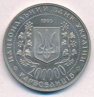 Ukrajna 1995. 200.000k Cu-Ni "Ukrajna kiemelkedő személyiségei - Bohdan Khmelnytsky" T:1,1...