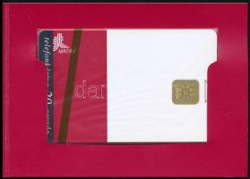 1998 MATÁV közgyűlési meghívó használatlan telefonkártya, bontatlan csomagolásban, Sorszámozott