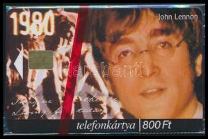 2000 John Lennon használatlan telefonkártya, bontatlan csomagolásban, Sorszámozott,