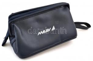 MALÉV utazó neszesszer, tartalommal(fésű, cipőkanál, fogkefe, szemtakaró, krém)