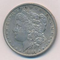Amerikai Egyesült Államok 1881. 1$ Ag Morgan T:2-  USA 1881. 1 Dollar Ag Morgan C:VF