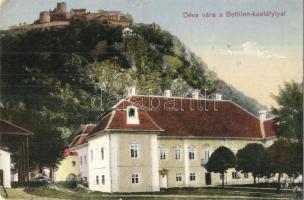 Déva, vár és Bethlen kastély. Hirsch Adolf kiadása / castles (EK)