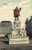Szeged, Kossuth szobor, Európa szálloda