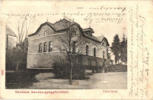 1907 Gánóc-gyógyfürdő, Gánovce Kúpele, Gansdorf; Tükör-fürdő / spa villa (EK)