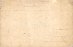 1913 Salgótarján-Főtér, vasútállomás (Kisállomás) átadási ünnepsége darutollas cserkészekkel és tűzo...