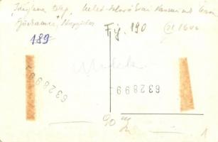 Nagyida, Velká Ida; Kelet-Szlovákiai Vasművek ideiglenes telepe, "Gőzkamra" munkásokkal / ...