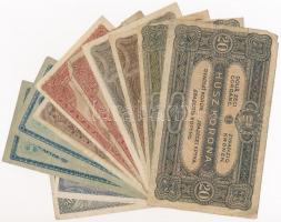 1920-1923. 11db-os vegyes magyar korona bankjegy tétel T:III,III-,IV
