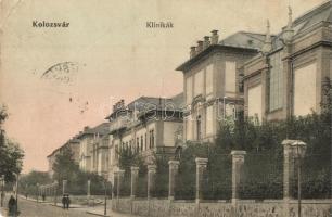 1907 Kolozsvár, Cluj; Klinikák, Karolina Országos Kórház / clinics, hospital (EK)