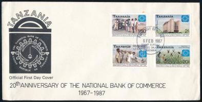 20th anniversary of the National Bank set FDC, 20 éves  Nemzeti Bank sor FDC-n