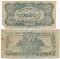 1944. 1P-1000P (8xklf) "A Vörös Hadsereg Parancsnoksága" teljes sor T:III,III-