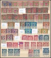 Ausztria 1870-1956 okmánybélyeg összeállítás berakólapon