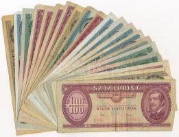 20db-os vegyes magyar forint bankjegy tétel T:III,III-