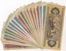 20db-os vegyes magyar forint bankjegy tétel T:III,III-