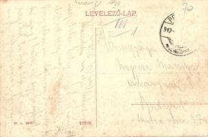 Petrozsény, Petrosani; Kossuth Lajos utca, üzletek. W. L. 1683. / street view, shops (EB)