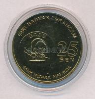 Malajzia 2003. 25s sárgaréz "Ázsiai elefánt" T:1
Malaysia 2003. 25 Sen Brass "Asian ...