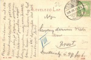 Perjámos, Periam; Haulikfalvai templom. W. L. 1332. / church in Haulic (EK)