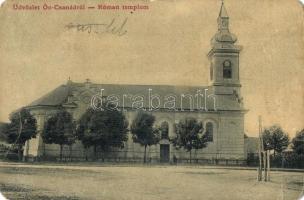 Őscsanád, Németcsanád, Marosvár, Cenadu Vechi (Nagycsanád, Cenad); Román ortodox templom. W. L. 1349. / Romanian Orthodox church (kopott sarkak / worn corners)