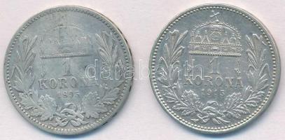 1895KB-1915KB 1K Ag "Ferenc József" (2x) T:3,1-
Adamo K5,K5.1