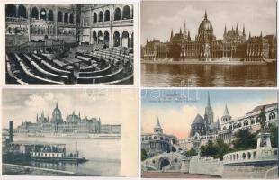 Budapest - 7 db régi képeslap / 7 pre-1945 postcards