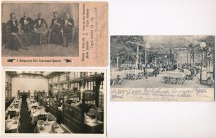 Budapest - 7 db régi képeslap / 7 pre-1945 postcards