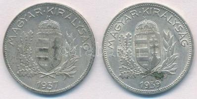 1937. 1P Ag + 1939. 1P Ag T:1-,2 Adamo P6