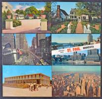 300 db MODERN színes külföldi városképes lap / 300 modern colorful town-view postcards from all over the world