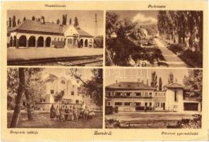 Balaton (Révfülöp, Zamárdi, Balatonalmádi) - 4 db régi képeslap / 4 pre-1945 postcards