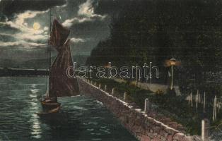 Balaton (Révfülöp, Zamárdi, Balatonalmádi) - 4 db régi képeslap / 4 pre-1945 postcards