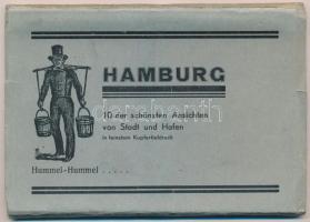 Hamburg, Hummel-Hummel... postcard leporello booklet with 10 postcards