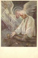 34 db RÉGI főként motívumos képeslap, köztük litho / 34 pre-1945 mostly motive postcards, with litho...