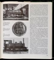 Czére Béla: A vasút története. Bp.,1989, Corvina. Kiadói egészvászon-kötés, kiadói szakadt, sérült p...