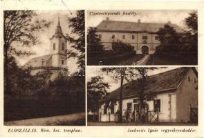 1942 Előszállás, Római katolikus templom, Cisztercita rendi kastély, Jankovits Ignác vegyeskereskedése és saját kiadása