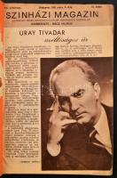 1940-1943 a Színházi magazin 4 lapszáma, érdekes írásokkal