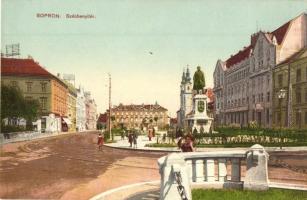 Sopron, Széchenyi tér és szobor, Monsberger Gottfried kiadása